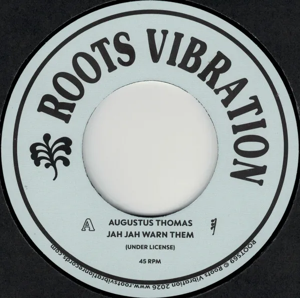 Augustus Thomas - Jah Jah Warn Them : 7inch