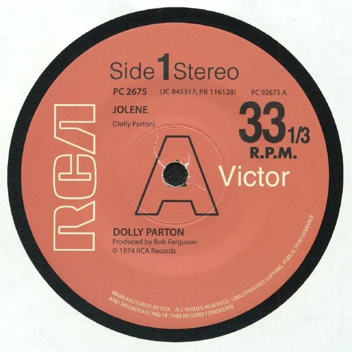 DOLLY PARTON - Jolene : 7inch